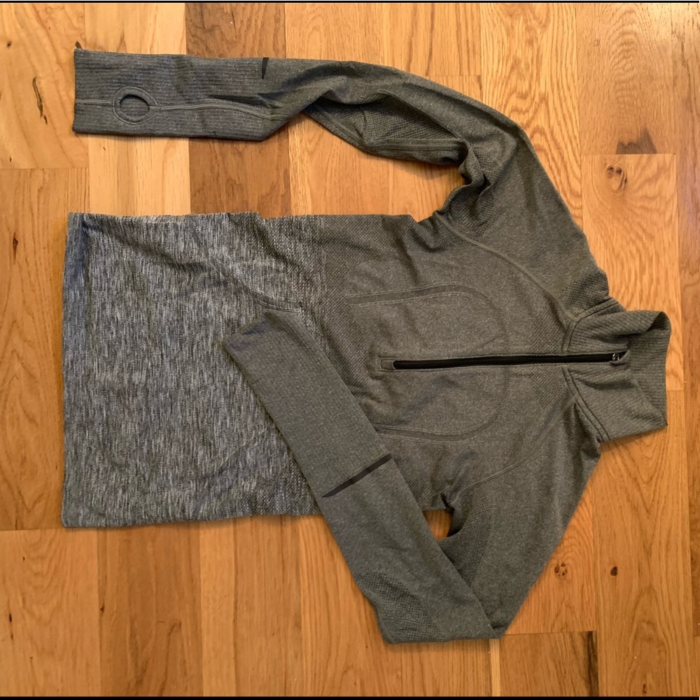 Lululemon ombré swiftly half zip